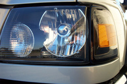 Ford Ranger blacked out headlight