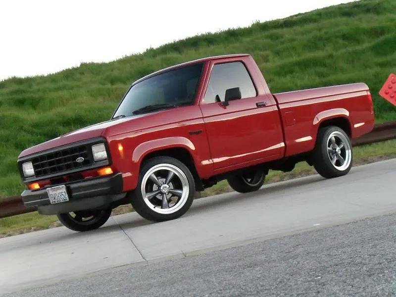 This beautiful 1987 Ford Ranger was once an old work truck