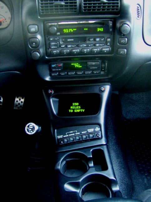 2003 Ford Ranger FX4 with Explorer center console and manual transfer case shifter