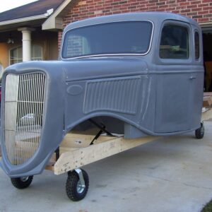 1934 grill on a 1936 Ford truck fiberglass body