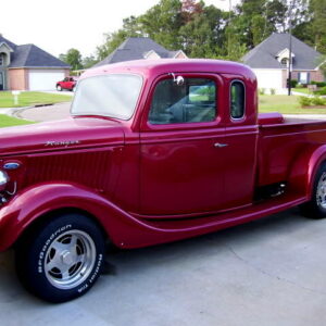 Doorgunners 1936 Fiberglass Ford truck body on a 1989 Ford Ranger chassis