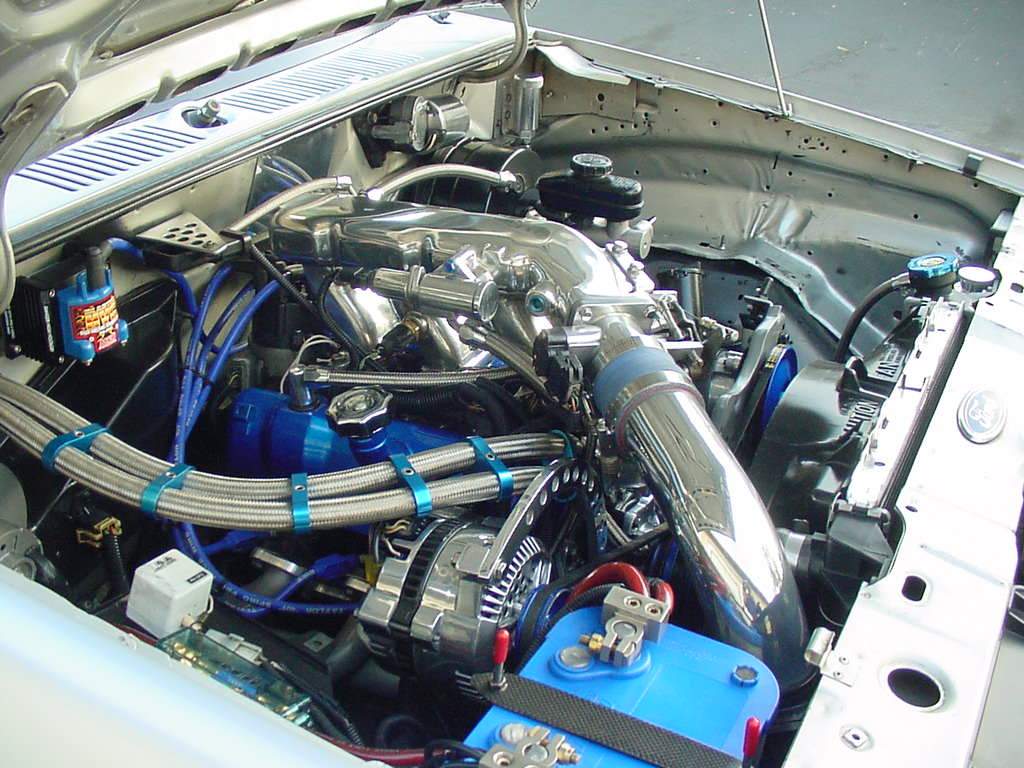Ed Hale's 1988 Ford Ranger polished 2.9L V6