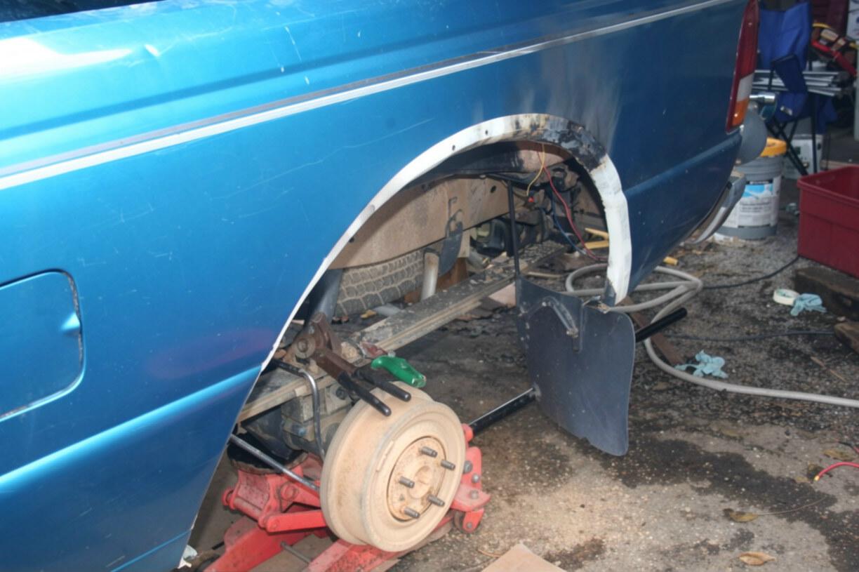 Fold the fender lip