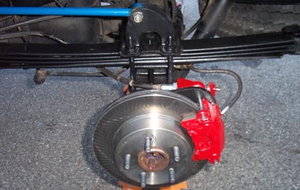 Ford Ranger rear disc brake conversion and James Duff traction bar