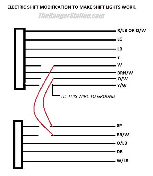 Ford Ranger Transfer Case Electric Shift Modification To Make Shift Lights Work