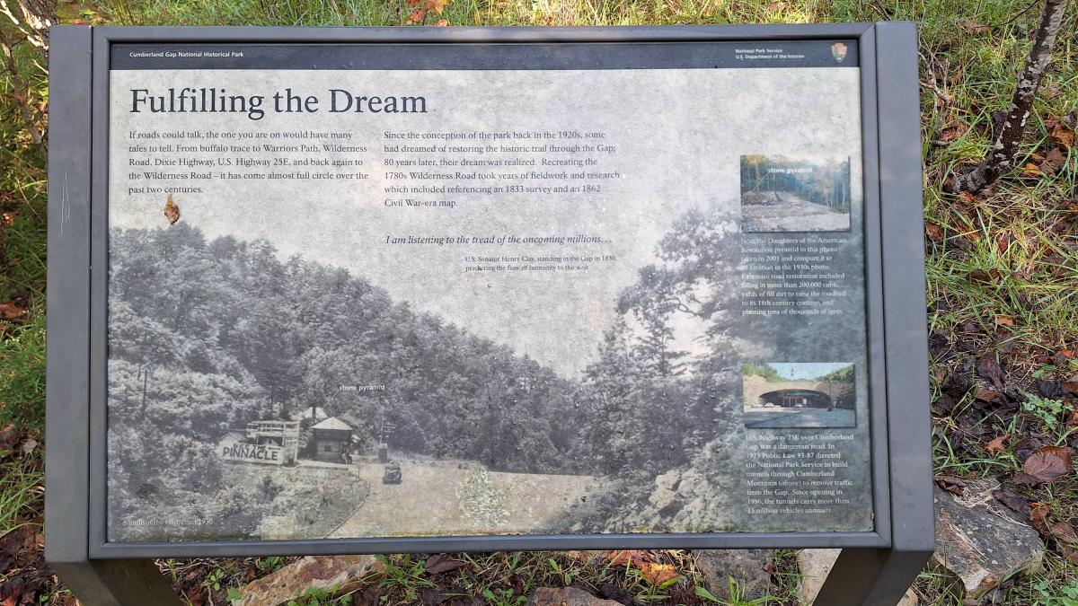 Fulfilling the Dream sign