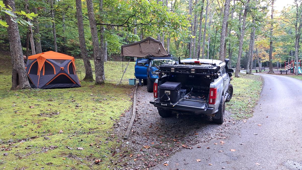 Camping at Kingdom Come Campground in Cumberland, Kentucky