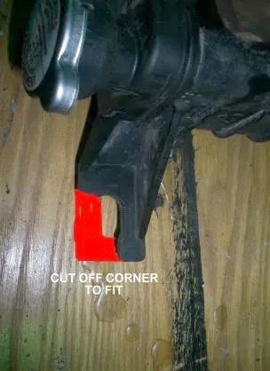 radiator mounting ears