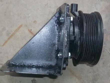 compressor pulley bracket and pulley