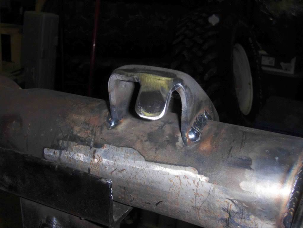weld the spring perch