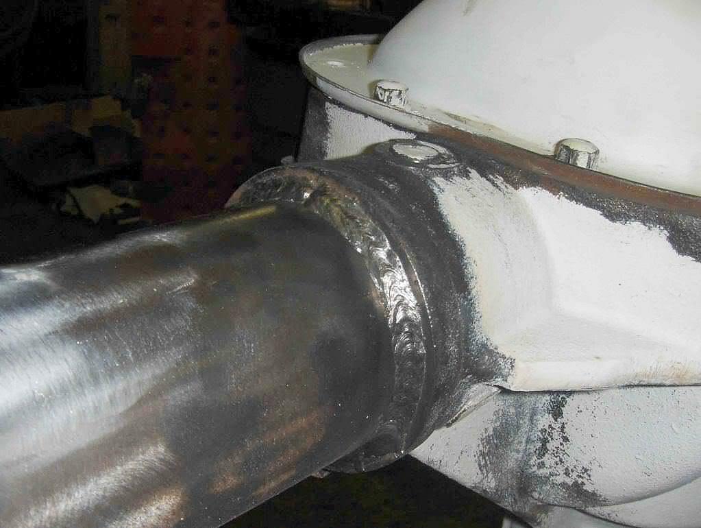 weld the axle tubes to the center section