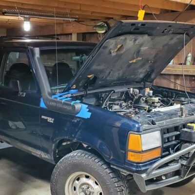 Ford Bronco II snorkel install